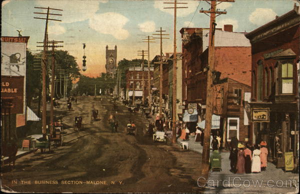 In the Business Section Malone New York