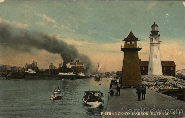 Entrance to Harbor Buffalo New York