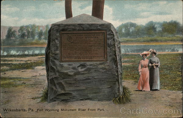 Fort Wyoming Monument River Front Park Wilkes-Barre Pennsylvania