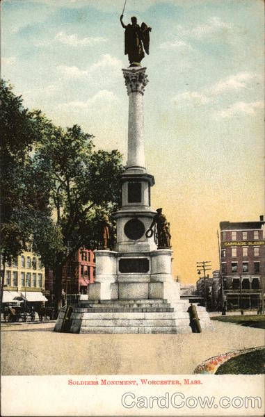 Soldiers Monument Worcester Massachusetts