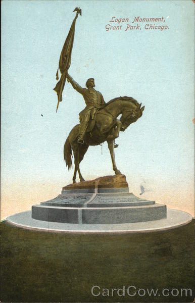 Logan Monument, Grant Park Chicago Illinois