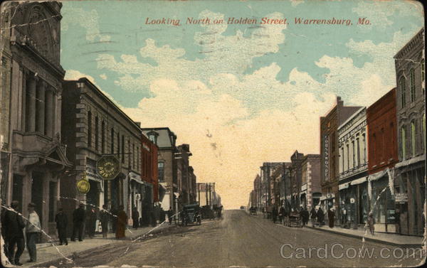 Looking North on Holden Street Warrensburg Missouri