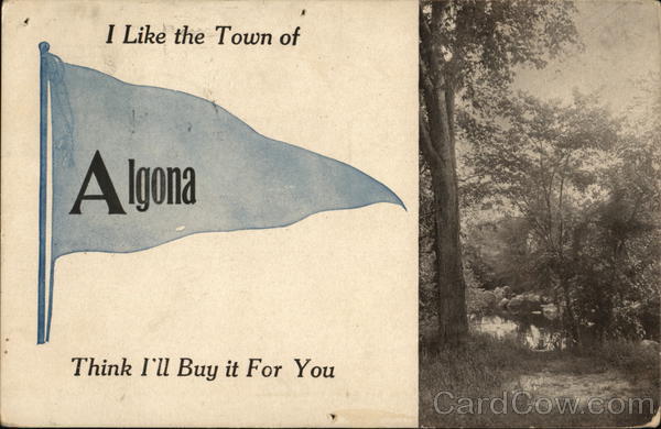 I Like the Town of Algona Iowa