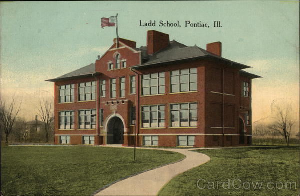 Ladd School Building Pontiac Illinois