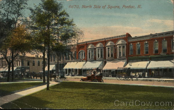 North Side of Square Pontiac Illinois