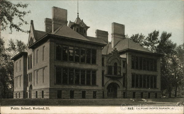 Public School Building Rutland Illinois