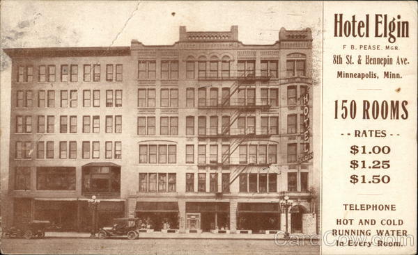 Hotel Elgin MInneapolis Minnesota