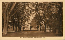 Private Grounds Postcard