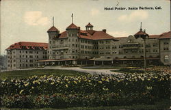 Hotel Potter Santa Barbara, CA Postcard Postcard Postcard