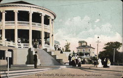 Cape Cottage Casino, Main Entrance Postcard