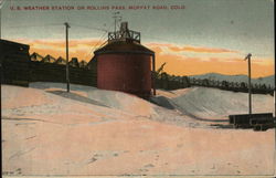 U.S. Weather Station on Rollins Pass, Moffat Road Nederland, CO Postcard Postcard Postcard