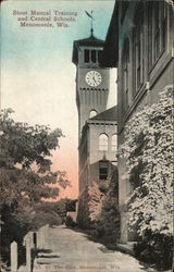 Stout Manual Training and Central Schools Menomonie, WI Postcard Postcard Postcard