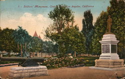 Soldiers' Monument, Central Park Postcard