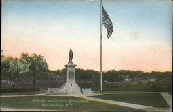 Soldiers and Sailors Monument Postcard