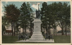 View of Soldiers' Monument Postcard