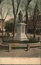 View of Soldiers Monument Keene, NH Postcard Postcard Postcard