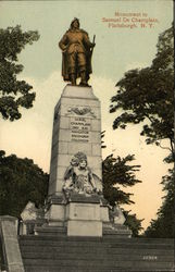 Monument to Samuel De Champlain Postcard