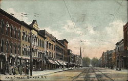Main Street Batavia, NY Postcard Postcard Postcard