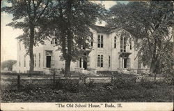The Old School House Buda, IL Postcard Postcard 