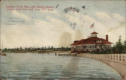 Jackson Park - Life Saving Station Postcard