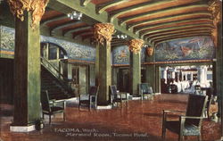 Mermaid Room, Tacoma Hotel Washington Postcard Postcard Postcard