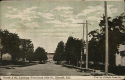 North A St., Looking West From 16th St. Postcard