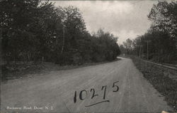 View of Rockaway Road Postcard