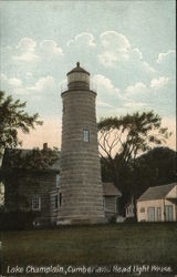 Cumberland Head Light House Postcard