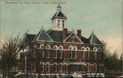 Woodson County Court House Yates Center, KS Postcard Postcard Postcard