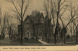 Buena Vista County Court House Storm Lake, IA Postcard Postcard Postcard