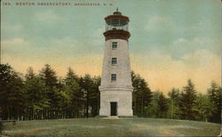 Weston Observatory Manchester, NH Postcard Postcard Postcard