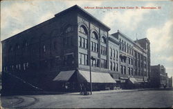 Jefferson Street Looking East from Center Street Postcard