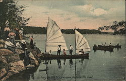 Outing on the St. Lawrence Postcard
