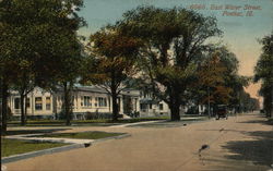 East Water Street Pontiac, IL Postcard Postcard Postcard