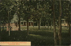 In the Shade at Beautiful Interlaken Fairmont, MN Postcard Postcard Postcard