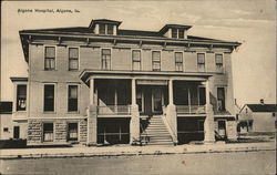 Algona Hospital Postcard