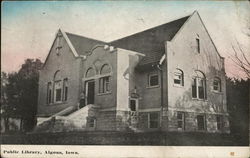 Public Library Algona, IA Postcard Postcard Postcard