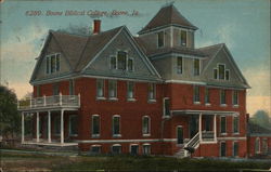 Boone Biblical College Iowa Postcard Postcard Postcard