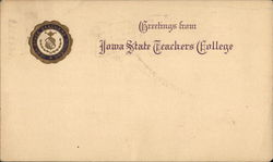 Greetings from Iowa State Teachers College Postcard