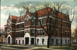 St. Mary's School Pontiac, IL Postcard Postcard Postcard