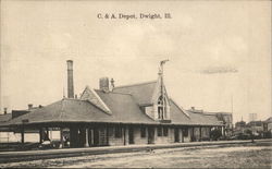 C. & A. Depot Postcard