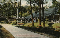 Pavilion in Union Park Dubuque, IA Postcard Postcard Postcard