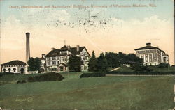 Dairy, Horticultural and Agricultural Buildings at University of Wisconsin Madison, WI Postcard Postcard Postcard