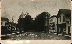 View of R.R. Street Postcard