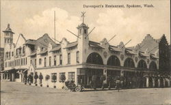 Davenport's Restaurant Postcard