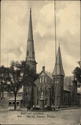 Baptist Church North Adams, MA Postcard Postcard Postcard