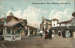 Brighton Beach Park Postcard