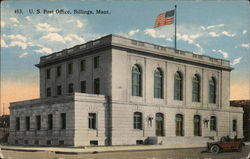 U.S. Post Office Billings, MT Postcard Postcard Postcard