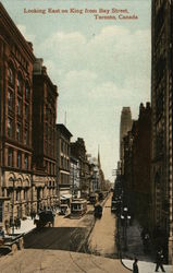 Looking East on King From Bay Street Postcard