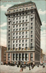 View of Traders Bank Postcard